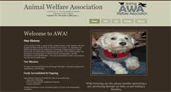 Desktop Screenshot of animalwelfarecares.org